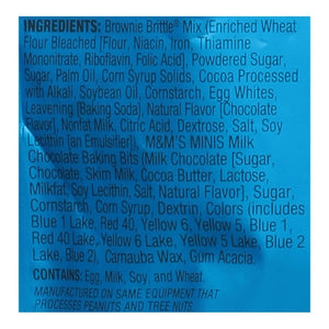 Sheila Gs Brownie Brittle M&Ms Minis 6/4 OZ [UNFI #3047073] [ebt]