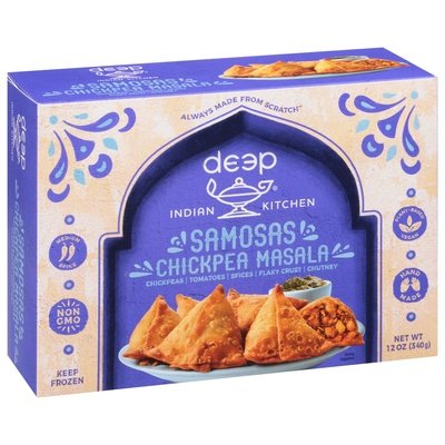 Deep Chickpea Masala Samosas 6/12 OZ [UNFI  #2864353]