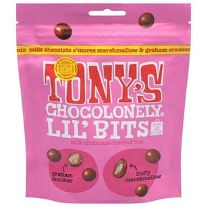 Tonys Chocolonely Lil Bits Milk Chocolate Smores 8/4 OZ [UNFI #3017381] [ebt] T