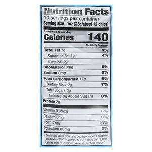 Garden Of Eatin Corn Tortilla Chips No Salt Added Blue Chips 12/10 OZ [UNFI #2634251] [ebt]
