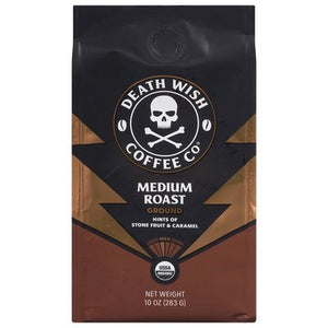 Death Wish Coffee Coffee Ground Medium Roast 6/10 OZ [UNFI #2950525] [ebt]