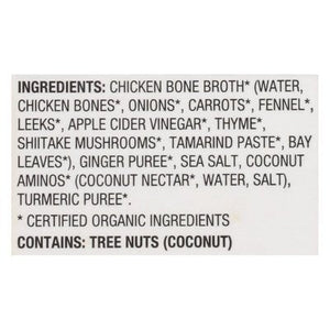 Kettle & Fire Bone Broth Turmeric Ginger 6/16.9 OZ [UNFI #2405959] [ebt]