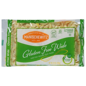 Manischewitz Pasta Gluten Free Wide Yolk Free Noodle Style 12/12 oz [UNFI #0184994 ] [ebt]