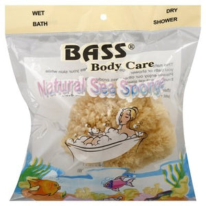 Bass Brushes Sea Sponge Natural Body Care 1CT [UNFI #2206688] T