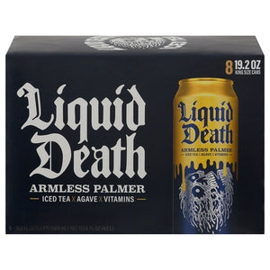 Liquid Death Iced Tea Armless Palmer King Size Cans 3/8/19.2FZ [UNFI #3081841] [ebt] T