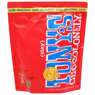 Tonys Chocolonely Milk Chocolate Tiny 8/4.44 OZ [UNFI #2927663] [ebt] T