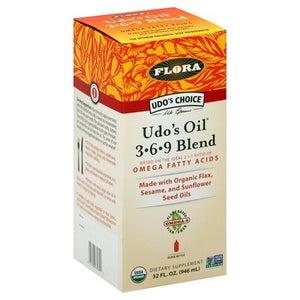 Flora Udos Oil 3-6-9 Blend 32 OZ [UNFI #2260248] [ebt]