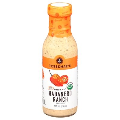 Tessemaes Dressing Organic Habanero Ranch 6/10 OZ [UNFI #2258622] [ebt]