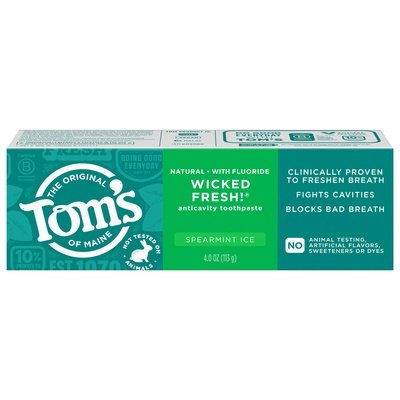 Toms Of Maine Anticavity Toothpaste Spearmint Ice 6/4 OZ [UNFI #3027257] T