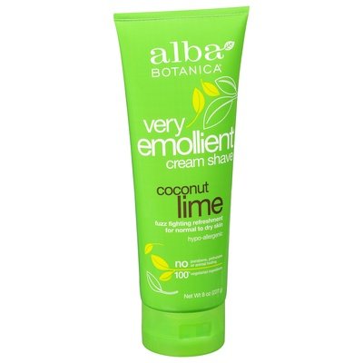 Alba Botanica Cream Shave Coconut Lime 1/8 OZ [UNFI #684027] T