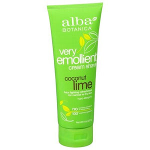 Alba Botanica Cream Shave Coconut Lime 1/8 OZ [UNFI #684027] T