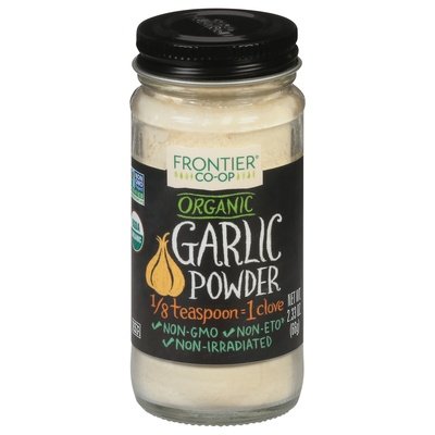 Frontier Nat Prod Co-Op Garlic Powder Organic 2.33 OZ [UNFI #0335562] [ebt]
