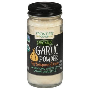 Frontier Nat Prod Co-Op Garlic Powder Organic 2.33 OZ [UNFI #0335562] [ebt]