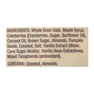 Bobs Red Mill Granola Cranberry Almond Pan-Baked 6/11 OZ [UNFI #2442622] [ebt]