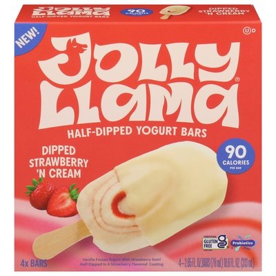 Jolly Llama Strawberry N Cream 8/4 Ct [UNFI  #3022902]