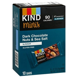 Kind Bars Dark Chocolate Nuts & Sea Salt Minis 8/10/.7 Z [UNFI #2858694] [ebt]