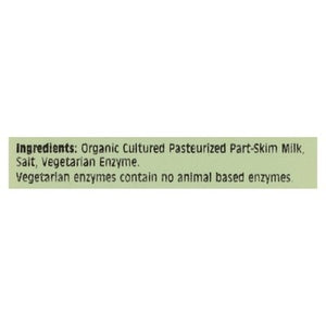Organic Valley Cheese Mozzarella Part-Skim Low Moisture 12/8 OZ [UNFI #122705] [ebt]