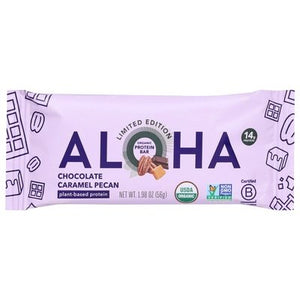 Aloha Protein Bars Chocolate Caramel Pecan 12/1.98 Z [UNFI #2970978] [ebt]