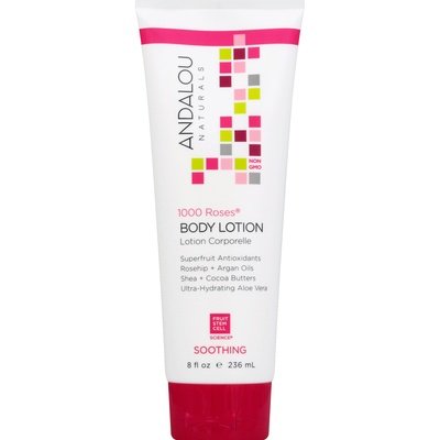 Andalou Naturals Body Lotion Soothing 1000 Roses 8 OZ [UNFI #1591783] T