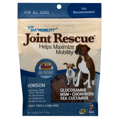 Ark Naturals Joint Rescue Venison Chew Squares 9 OZ [UNFI #0756866]