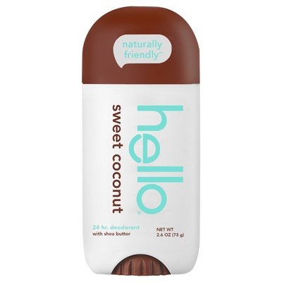 Hello Products Deodorant Sweet Coconut 24 Hr 2.6 OZ [UNFI #2709541] T
