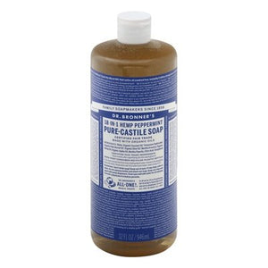 Dr Bronners Soap Pure-Castile 18-In-1 Hemp Peppermint 32 OZ [UNFI #0329953] T