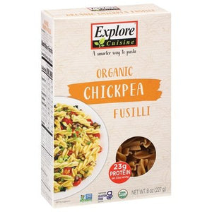 Explore Cuisine Fusilli Organic Chickpea 6/8 OZ [UNFI #1860394] [ebt]