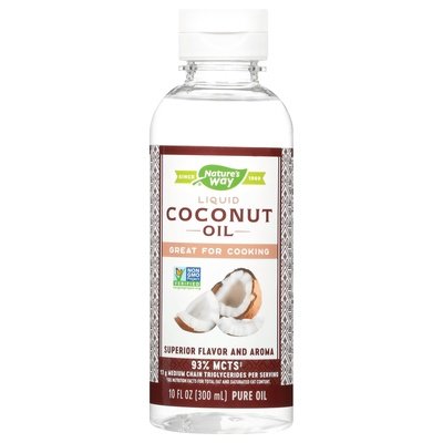 Natures Way Coconut Oil Liquid 10 OZ [UNFI #1555077] [ebt]