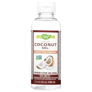Natures Way Coconut Oil Liquid 10 OZ [UNFI #1555077] [ebt]