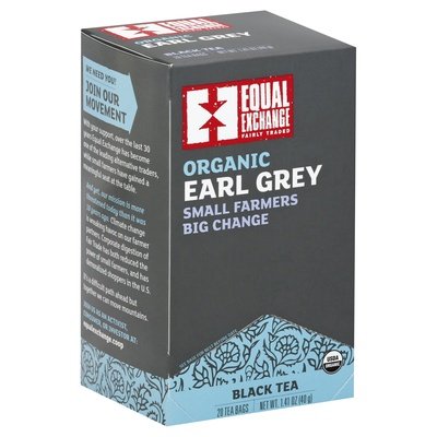 Equal Exchange Black Tea Organic Earl Grey Bags 6/20 Bag [UNFI #0751784] [ebt]