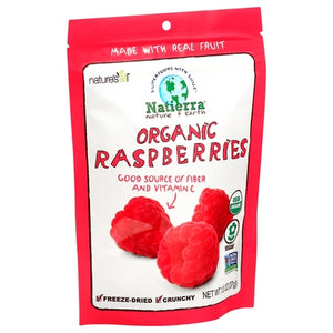 Natierra Raspberries Organic 12/1.3 OZ [UNFI #1149657] [ebt]