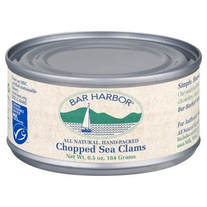 Bar Harbor Sea Clams Chopped 12/6.5 OZ [UNFI #0292011] [ebt]