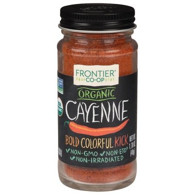 Frontier Nat Prod Co-Op Cayenne Organic 1.7 OZ [UNFI #0633586] [ebt]