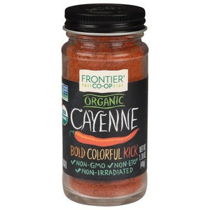 Frontier Nat Prod Co-Op Cayenne Organic 1.7 OZ [UNFI #0633586] [ebt]