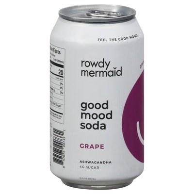 Good Mood Soda Good Mood Soda Grape 12/12 OZ [UNFI #2919223] [ebt] T