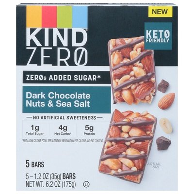 Kind Bars Dark Chocolate Nuts & Sea Salt 6/5/1.2 Z [UNFI #3018405] [ebt]