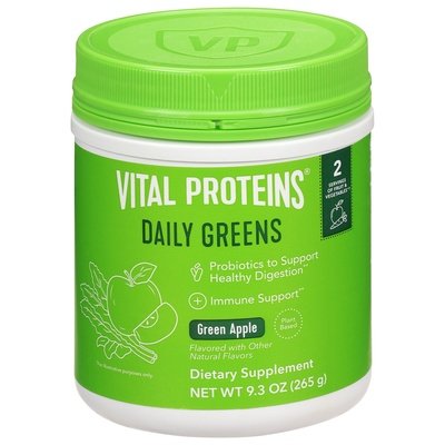 Vital Proteins Daily Greens Green Apple 9.3 OZ [UNFI #2938348] T