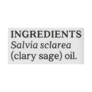 Aura Cacia Pure Essential Oil Clary Sage Balancing 1/.5 OZ [UNFI #620146] T