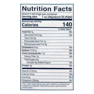 Simply7 Lentil Chips Sea Salt 12/4 OZ [UNFI #1116276] [ebt]