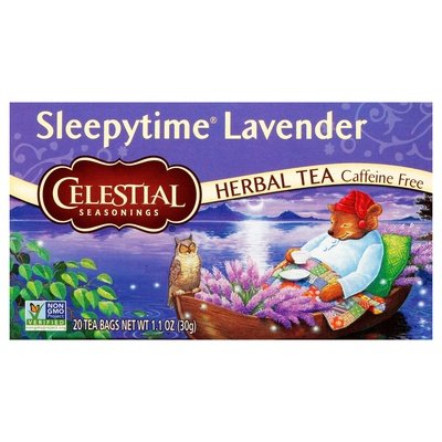Celestial Seasonings Herbal Tea Lavender Caffeine Free Tea Bags 6/20 BAG [UNFI #2327757] [ebt]