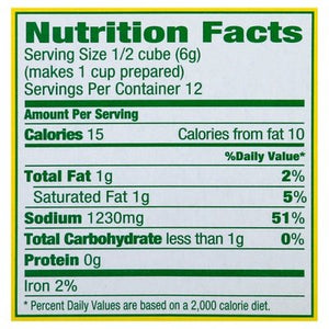 Knorr Bouillon Chicken Flavor Cubes Extra Large 24/2.5 OZ [UNFI #0100594] [ebt]