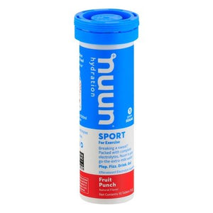 Nuun Sport Tablets Fruit Punch 8/10 TAB [UNFI #1791334] T