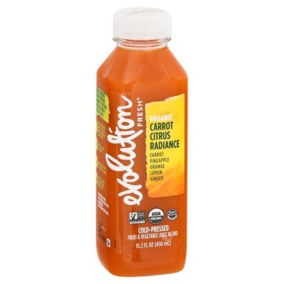 Evolution Fresh Cold-Pressed Juice Organic Carrot Citrus Radiance 6/15.2 OZ [UNFI #2578227] [ebt] T