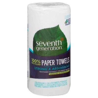 Seventh Generation Paper Towels 2-Ply 24/156 Ct [UNFI #0624718] T