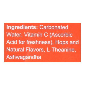 Hop Wtr Sparkling Hop Water Blood Orange Non-Alcoholic 4/6/12 OZ [UNFI #2821767] [ebt] T