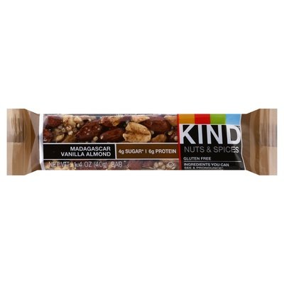 Kind Nuts & Spices Bar Madagascar Vanilla Almond 12/1.4 OZ [UNFI #1125996] [ebt]