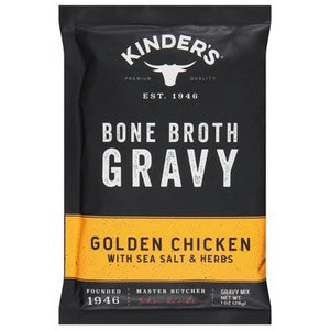 Kinders Gravy Mix Golden Chicken with Sea Salt & Herbs Bone Broth 15/1 OZ [UNFI #2967651] [ebt]