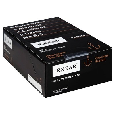 Rxbar Protein Bar Chocolate Sea Salt 12/1.83 OZ [UNFI #1747971] [ebt]