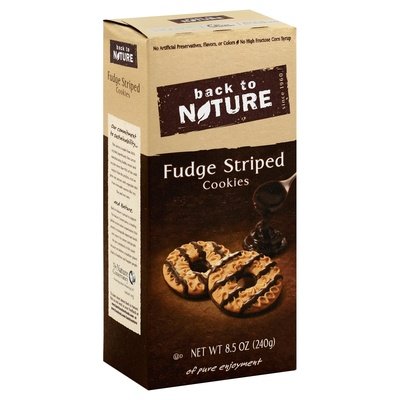 Back To Nature Cookies Fudge Striped 6/8.5 OZ [UNFI #1518570] [ebt]