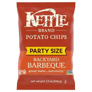 Kettle Brand Potato Chips Backyard Barbeque Party Size 9/13 OZ [UNFI #2600369] [ebt]